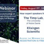 Webinar: Nanotechnology of Single Molecule and Single Cell Biology